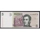 ARGENTINA COL. 768a BILLETE DE $ 5 CONVERTIBLES DE CURSO LEGAL SIN CIRCULAR UNC
